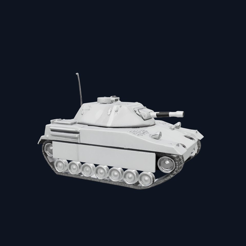 Arctic Camouflage Tank model pack